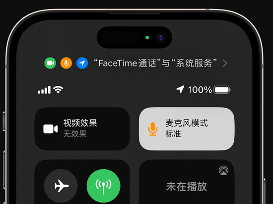 硚口苹果授权维修网点分享iPhone在通话时让你的声音更清晰 