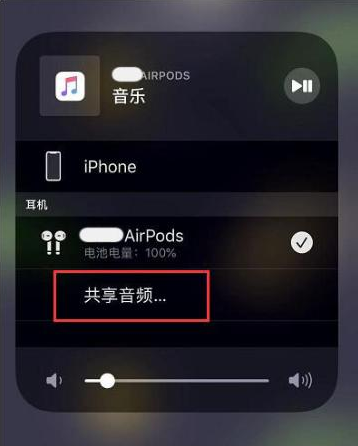 硚口苹果14音频维修点分享iPhone14音频共享设置方法 