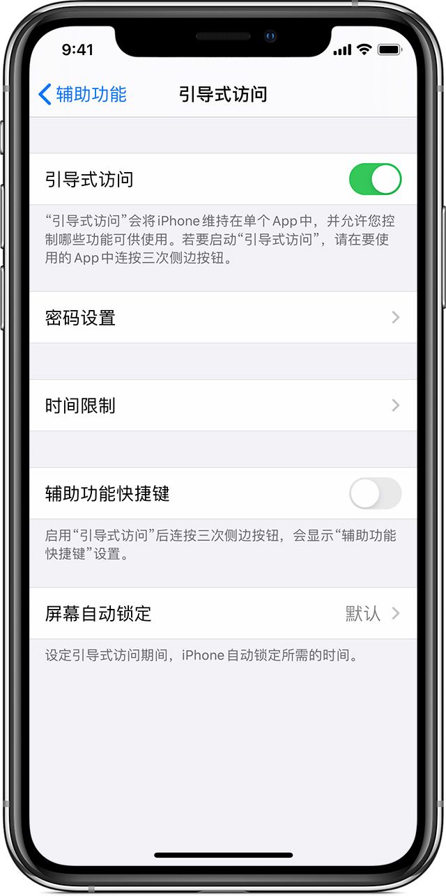 硚口苹果手机维修分享如何在 iPhone 上退出引导式访问 