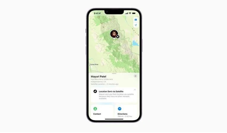 硚口苹果14维修分享iPhone14系列中 FindMy功能通过卫星分享位置方法教程 