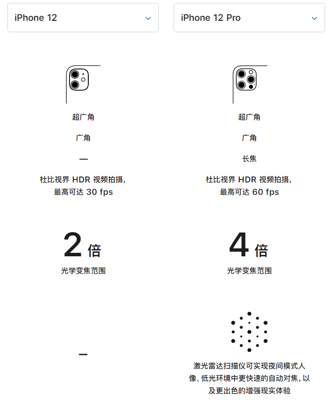 硚口苹果手机维修分享苹果 iPhone 12 与 iPhone 12 Pro 选哪款 